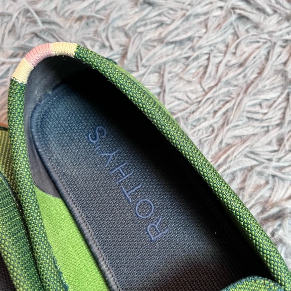 Rothy’s The Driver Woven Knit Loafer Women's Size 11 Basil Green - Picture 3 of 5